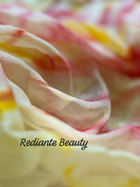 Rose Pink Silk Georgette Saree – Blossom Radiance Ombre