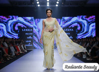 Light Green Chiffon Saree – Peacock Whisper Elegance