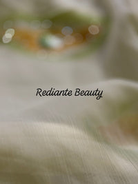 Light Green Chiffon Saree – Peacock Whisper Elegance