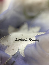 Off-White Chiffon Saree – Serenity Bloom in Pastel Symphony