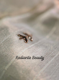 Sea Green Tissue Organza Saree – Golden Grace with Forest Green Detailing