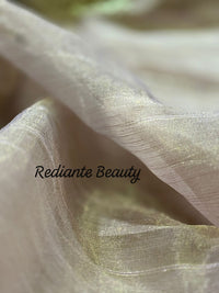 Light Mauve Tissue Organza Saree – Regal Purple Glamour with Golden Zari