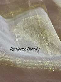 Light Mauve Tissue Organza Saree – Regal Purple Glamour with Golden Zari