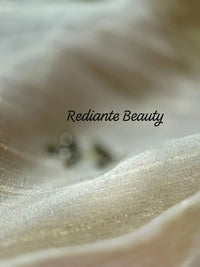 Light Pink Tissue Organza Saree – Purple Elegance with Golden Zari Glamour