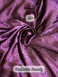 Light Pink Tissue Organza Saree – Purple Elegance with Golden Zari Glamour