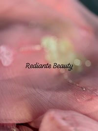 Baby Pink Chiffon Saree – Silver Scallop Border & Floral Cut Dana Embellishments